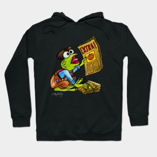 Halloween News Frog Hoodie